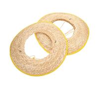 VALICLUD 5 pezzi Visiera Parasole per Casco di Sicurezza in Paglia Leggera e Traspirante Protezione UV Ampia Accessorio Facile da Installare per Lavori Esterni e Cantieri