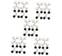 VALICLUD 5 Set Bottoni Senza Chiodi Bottone in Vita Elastico Estensori Per Bottoni Per Jeans Fibbia Pantaloni Stretti Per Jeans Larghi Bottone Dei Pulsante Lega 4 Pezzi * 5