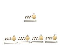 VALICLUD 5 Set Orologio Da Tasca Alla Moda Retrò Scatola Dell'orologio Orologio Da Tasca e Dadi Gioco Di Scena Dadi a Più Facce Dadi Del Gioco Da Tavolo Dadi Da Gioco Poliedrici