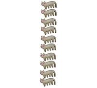 VALICLUD 5 Set Pettine Da Massaggio Largo Spargimento Pettine Per Gatti Gatto Animale Domestico Toelettatura Di Massaggio Del Cuoio Capelluto Terapeutico Sandalo 2 Pezzi * 5