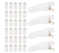 VALICLUD 50 Fermagli per Chioma Trasparenti Fai da Te Basi per Fiocchi Personalizzate e Forniture per Lavori Artigianali Clip Stabili per e Decorazioni Chioma Quotidiane