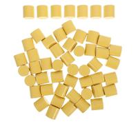 VALICLUD 50 Pezzi Blocchi Legno Cilindrici Naturali per Diy e Modellismo Educativo Materiale Artigianale Non Rifinito per Progetti Creativi e Insegnamento Geometrico