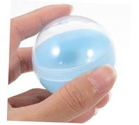 VALICLUD 50 pezzi Capsule Rotonde Piccole in Plastica Traslucida Color Macaron Contenitori Vuoti per Distributori Automatici Palline Riutilizzabili per Giochi e Feste