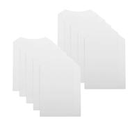 VALICLUD 50 Pezzi Cardboard Shirt Inserts Double-Sided Paperboard for Packaging Protective Clothing Folding Organizer