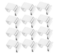 VALICLUD 50 Pezzi Clip per Luci in Metallo Ganci Resistenti per Fissaggio Stringhe Luci Natalizie e Decorazioni per Feste Riutilizzabili e Sicuri