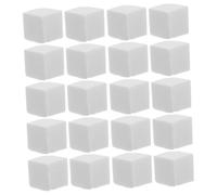 VALICLUD 50 Pezzi Cubi di tofu per nail art spugna di bellezza spugnetta per fondotinta Face Scrubber spugna per il viso blocchi di schiuma nail art fai da te quadrati in schiuma bianca