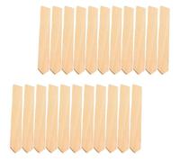 VALICLUD 50 Pezzi Etichette in Legno per Piante, Cartellini Piante da Inserire, Verdi, Appuntite, per Fiori e Ortaggi, per Giardinaggio e Ristoranti