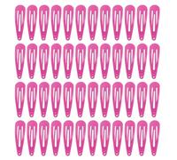 VALICLUD 50 Pezzi Set di clip colorato per d'acqua clip per a scatto per le donne Futti per Forcine per da donna fermagli per ferro da stiro Roseo