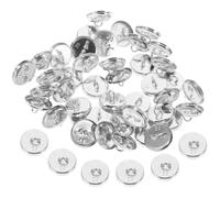 VALICLUD 50 Pezzi Supporto Piante Rampicanti in Alluminio Argento | Controllo Crescita dei Tralci, Previene Rotture degli Steli, per Piante in Vaso, Camera da Letto