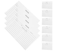 VALICLUD 50 Schede di Ricette Vuote in Carta Fronte-Retro per Annotazioni Alimentari Compatte e Resistenti per Uso Quotidiano e Regali Matrimonio Sposa