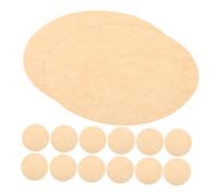 VALICLUD 500 Pezzi Cup Sealing Paper Film Round Disposable Cup Covers For Milk Tea And Beverage Takeout Fit Paper Lid Liners