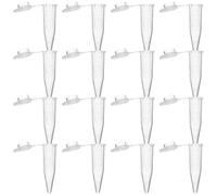 VALICLUD 500 Pezzi Provette da Centrifuga 1,5ml in Plastica con Tappo per | Piccole, Leggere e Facili da Trasportare, Chiusura Sicura, per Biologia Molecolare e Biochimica