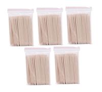 VALICLUD 500pezzi Bastoncini Legno Per Bastoncini Per Unghie Multifunzionali Applicatori Cera Doppia Faccia Strumenti Per Manicure e Pedicure