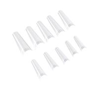 VALICLUD 500pezzi Espositore Per Unghie Finte Trasparenti Di Accessori Per Nail Art Pratico e Facile Da Ordinare Per Manicure e Esercizi Di Pittura