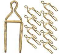 VALICLUD 50pezzi Clips Per Catene Di Orologi Da Tasca Chiusure Resistente Per Accessori Di Orologi Per Progetti Fai Te e Creazioni Di Moda