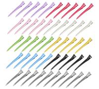 VALICLUD 50pezzi Pz Alligator Clips Crease Per Clip Per Sezionamento Per Acconciature e Applicazioni Makeup