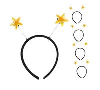 VALICLUD 5pezzi Cerchietto Stelle per Capelli Fascia Forma di Stella per Natale e Halloween Accessori per Capelli Antenna per Feste e Decorazioni per Capodanno
