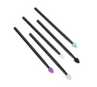 VALICLUD 5pezzi Pennelli Silicone Per Ombretto e Trucco Naso Manico Lungo Ergonomico Riutilizzabili e Facili Da Pulire Per Viaggi e Uso Quotidiano Adatti Tutti i Tipi