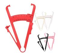 VALICLUD 5pezzi Strumento per Misurare Grasso Corporeo Portatile per Misurare Pliche Cutanee Righello Indicatori Millimetri