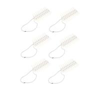 VALICLUD 6 Fogli Piastra Espositiva per Unghie Tip Unghie Colorate Design Chic e per Manicure Art Falsi e Display Portatile