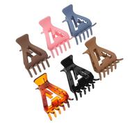 VALICLUD 6 Mollette per Chioma Triangolari a Molla Fermagli Volumizzanti per Radici senza Pieghe Clip Leggere e Antiscivolo per Code di Cavallo Accessori Colorati per Donna e Chioma