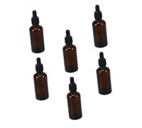 VALICLUD 6 Pezzi Bottiglie Dropper Vetro Bottiglie Ricaricabili per Profumo per Casa Scuola e Laboratorio Pratiche e Facili Trasportare