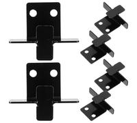 VALICLUD 6 Pezzi Ganci da Parete in Acciaio Inox per Piastrelle Clip per Specchi senza Cornice, Appendiabiti Multiuso per Esposizione e Fissaggio Stabile su Pareti e Pavimenti