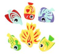 VALICLUD 6 Pezzi Giocattolo Pesce per Piscina, Plastica, Gioco Estivo | Disegno Cartone Simpatico, Facile da Usare, per Feste Estive e Giochi in Acqua
