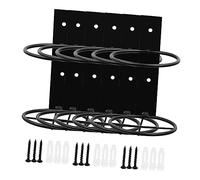 VALICLUD 6 pezzi Portabottiglie da Parete Portabottiglia Muro Sospeso per Vino e Espositore Parete Robusto Bar Ristorante Organizer Bottiglie