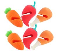 VALICLUD 6 pezzi Sollevatori per Coperchi Silicone Versamento Accessori Cucina per Prevenire Ribollire e Fuoriuscire Dei Liquidi per e Padelle