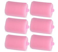 VALICLUD 6 Pezzi Sponge Aria Colpi Di Frangia Bigodini Addormentati Bigodini Di Acconciatura Fermagli Per Rulli Per Arricciatura Dei Rosa Spugna