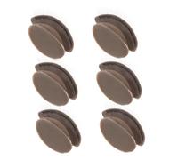 VALICLUD 6 Pezzi Stampo Per Testa Per Allenamento Ciglia Frustata Con Ciglio Estensioni Poche Mannequin Per Ciglia Manichino Ciglia Palpebre Per La Pratica Delle Ciglia Plastica Caffè