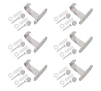 VALICLUD 6 Set Set 6 Ganci da Soffitto in Ferro Cappuccio Decorativo e Montaggio a Vite, Ganci per Armadietti e Asciugamani Resistenti per Cucina, Bagno e Garage, Supporto Robusto per