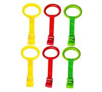 VALICLUD 6pezzi Anello Da Tirare Portatile Per Ragazzo Ragazza Ragazza Anello Per Camminare Per Lettino Per Stare in Piedi Per Ragazzo Realizzato in Materiale Stabile e Durevole
