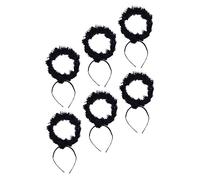 VALICLUD 6pezzi Cerchietti Cosplay Per Angeli Accessori Per Halloween e Feste Maschera Leggeri e Versatili Per Eventi e Carnevali
