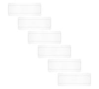 VALICLUD 6pezzi Espositore per Unghie da Palette Colori per Unghie da Colori Espositore Trasparente per Esercitazioni Smalto in Gel e Design Artistico per Salone per Tips per Scheda