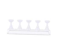 VALICLUD 6pezzi Espositore Per Unghie Finte Punte Supporto Magnetico in Cristallo Per Nail Art Scaffale Per Nail Tips Design Scacchiera Supporti Base in Acrilico