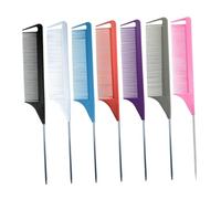 VALICLUD 6pezzi Pettine Topo in Plastica e Acciaio Pettine Per Separare i Anti-attrito Resistente Alle Cadute Denti Per Pettinare Facilmente i Adatto Per Uso Quotidiano in Casa e
