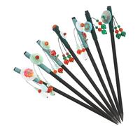 VALICLUD 7 Pezzi Accanciando il gradino di forcine in stile Accessori per ragazza bacchette accessori per da donna Accessori per vintage Women Hair Stick Di legno
