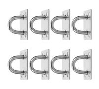 VALICLUD 8 Ganci a U in Acciaio Inossidabile per Soffitto e Parete Supporto per Sacco da Boxe e Altalena Piastra di Ancoraggio Resistente per Sedia a Dondolo e Amaca Kit Multiuso per