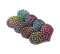 VALICLUD 8 Pezzi Clip per Capelli Cuore Mini Fermagli Metallizzati con Design Gradiente e Strass Accessori Scintillanti per Bambine Ragazze Neonate e Donne per Feste e Uso Quotidiano