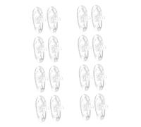 VALICLUD 8 Pezzi Naselli Per Occhiali in Silicone Protezione Del Naso Per Occhiali Cuscinetti Anticruole Per Gli Occhiali Naselli in Silicone Per Occhiali Pad Dell'occhio P.s Transparent