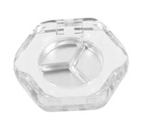 VALICLUD 8 Pezzi Scatola Vuota Dell'ombretto Piccolo Custodia Per Ombretto Vuota Ombretti Tavolozza Per Mescolare Il Trucco Padelle Per Fard Padelle Vuote Per Ombretto Plastica Alluminio