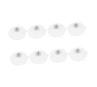 VALICLUD 8 pezzi Ventose Trasparenti PVC con Viti Ganci per Finestre e Spaziatori Resistenti per da Installare e Rimuovere