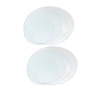 VALICLUD 8 pezzi Vetro Orologio Rotondo Trasparente per Laboratorio Resistente Alte Temperature Strumenti Esperimenti Scolastici Alta Trasparenza e Durabilità