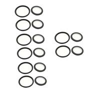 VALICLUD 8 Set Diaframma Dello Stetoscopio Parti Accessori Campana Per i Fonendoscopio Diaframma Di Ricambio Pezzi Di Ricambio Sostituzione Del Diaframma Pediatrico Nero Pvc