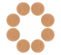 VALICLUD 8 Tappi di Sughero in Legno Morbido Conici Tappi per Bottiglie di Vino Riutilizzabili Sigillatura Ermetica per Conservazione Bevande Adatti per Uso Domestico e Viaggi