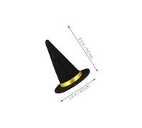 VALICLUD 9 Pezzi Mini Halloween Witch Hats Tiny Wizard Caps For DIY Crafts Party Favors Wine Bottle Dollhouse Decorations