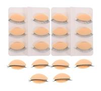 VALICLUD 9paio Palpebre per Esercitazioni di Ciglia Palpebre Sostitutive in Silicone Strati per Allenamento delle Ciglia e Formazione del Trucco di Pratica per Principianti e Tecnici