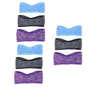 VALICLUD 9pezzi Fascia Per Testa Pile Scaldini Orecchie Antiscivolo Per Ciclismo e Running Assorbente Sudore e Confortevole Adatta Sport All Aperto